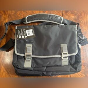 Timbuk2 Classic Black and Gray Messenger Bag